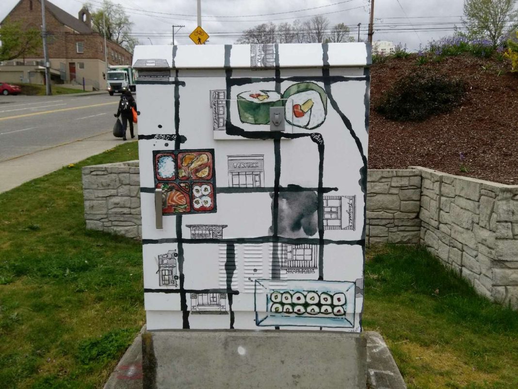 Tacoma Traffic Box Wrap Project