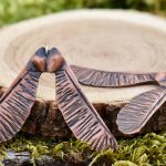 Woodland Teatime Maple Leaf Earrings