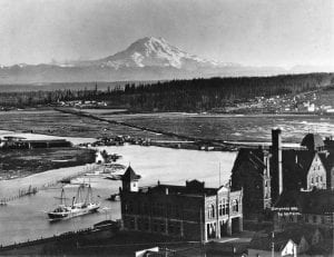 Mount Rainier 1894 Tacoma skyline
