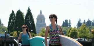 Paddleboarding Olympia Washington