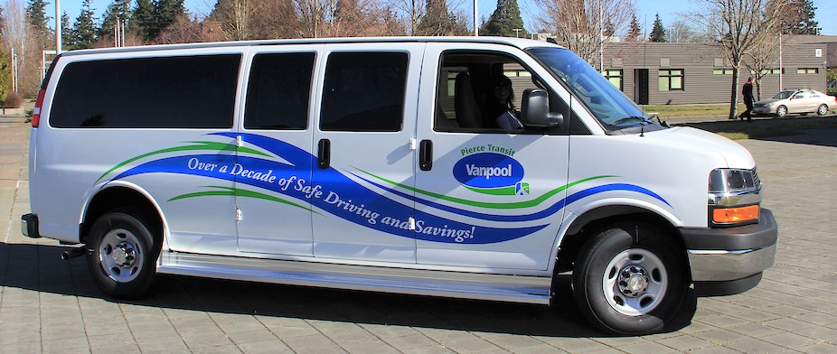 Vanpool Rewards van