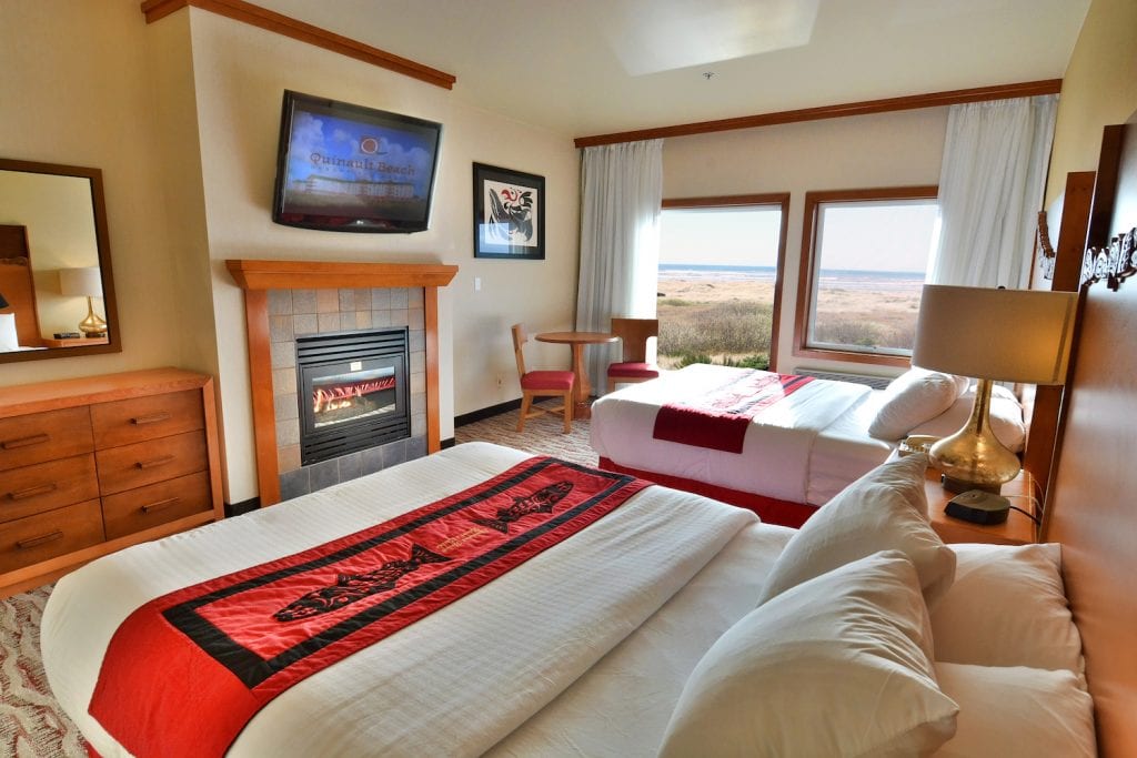 Ocean View Room at Quinault Beach Resort and Casino