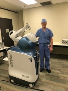 Dr. Snow and the Mako robot
