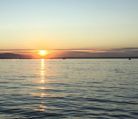 Sunset on Puget Sound