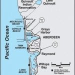 Washington Beaches Map