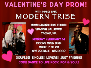 Valentine's Day Prom w/ Modern Tribe @ McMenamin's Elks Temple Spanish Ballroom