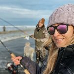 Grays Harbor County Surf Fishing Jess Caldwell and Melissa Fallon