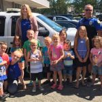 2023 Summer Camps at The Little Gym of Puyallup police officers-visiting