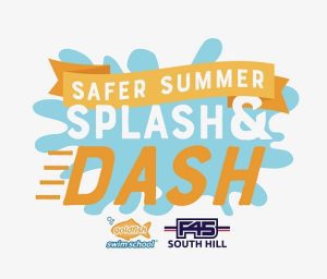 Goldfish Swim School and F45 Training South Hill to host a Virtual Safer Summer Splash and Dash in May 2024 @ Goldfish Swim School