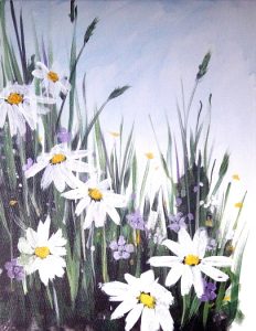 Artvana paint and sip - Field of Daisies @ Ocean5
